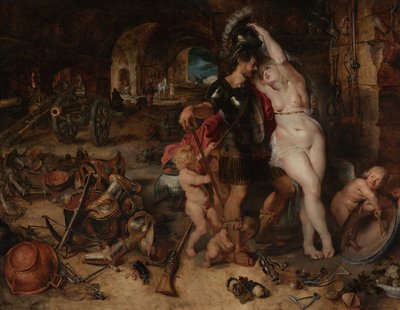 The Return from War: Mars Disarmed by Venus by Peter Paul Rubens